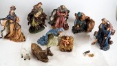 PORCELAIN CHRISTMAS NATIVITY S