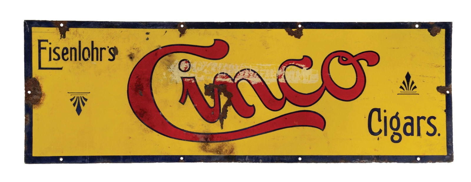 PORCELAIN CINCO CIGARS SIGNSSP.