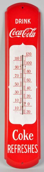 Porcelain Coca-Cola Thermometer. 