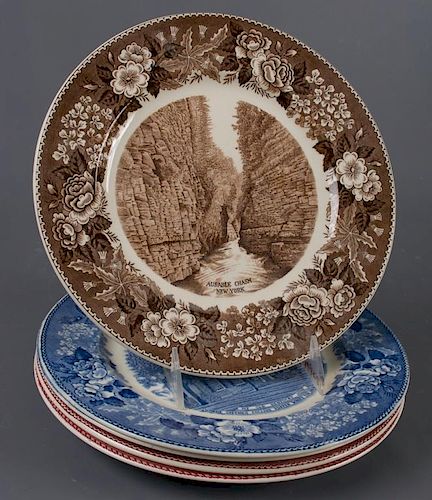 PORCELAIN COMMEMORATIVE PLATES,