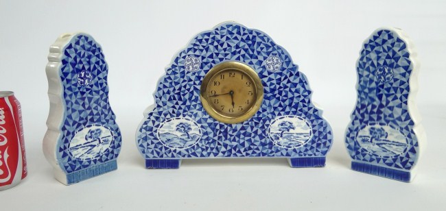 Porcelain Delft type three piece