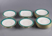PORCELAIN DESSERT SERVICE, 19T