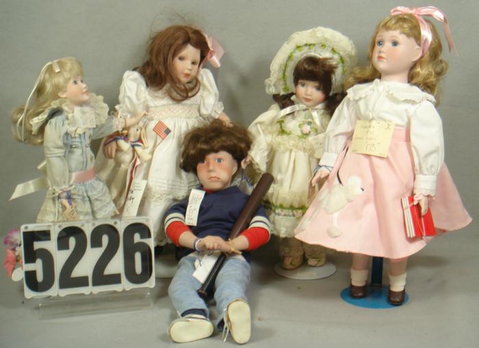 Porcelain Doll Lot, Marian Yu,