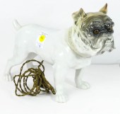PORCELAIN FIGURAL LAMP IN THE