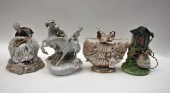 PORCELAIN FIGURAL SCULPTURES A