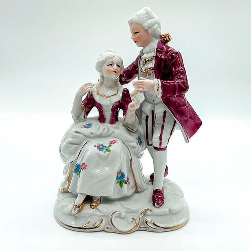 PORCELAIN FIGURINE GROUPING,