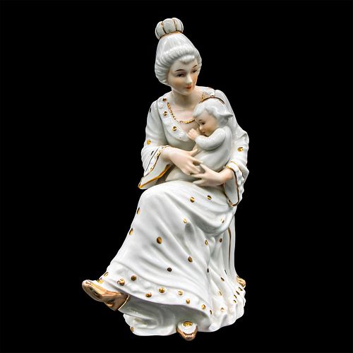 PORCELAIN FIGURINE, MOTHER WITH