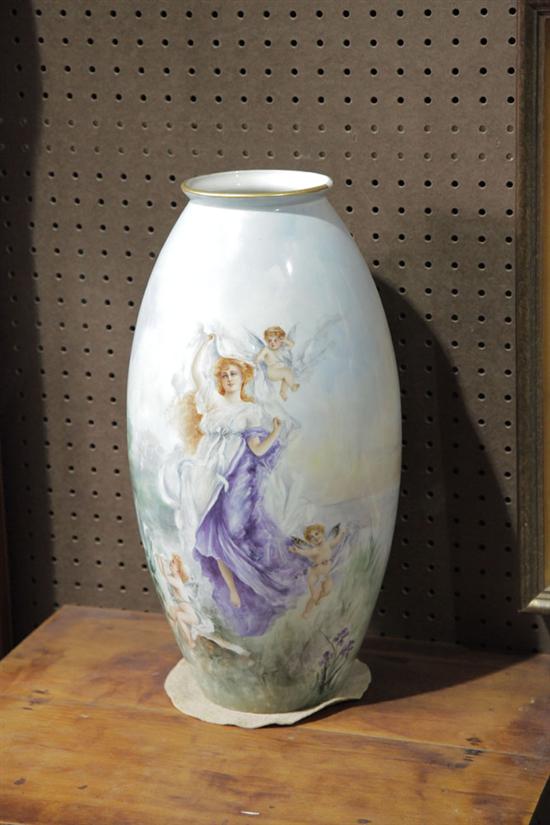 PORCELAIN FLOOR VASE. Willets