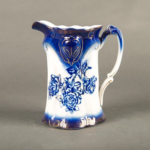 PORCELAIN FLOW BLUE FLORAL