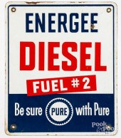 PORCELAIN GAS PUMP PLATE SIGNP