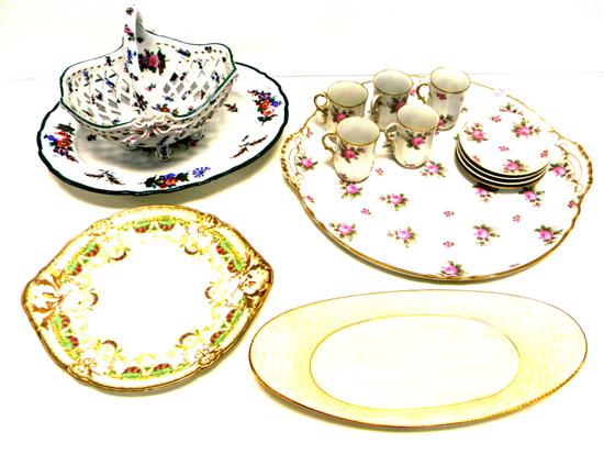 Porcelain including: Lenox platter