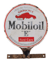 PORCELAIN MOBILOIL "E" LUBSTER