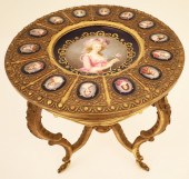 PORCELAIN MOUNTED SALON TABLE