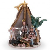 PORCELAIN NATIVITY SETDESCRIPT
