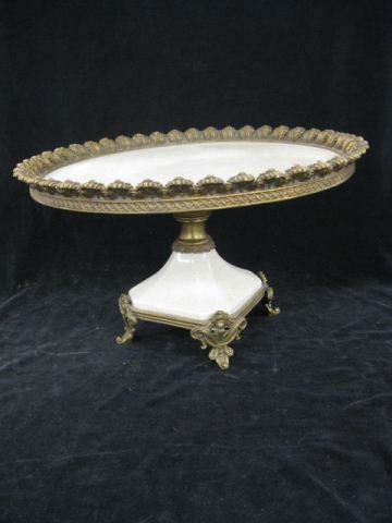 Porcelain & Ormolu Pedestal Cake