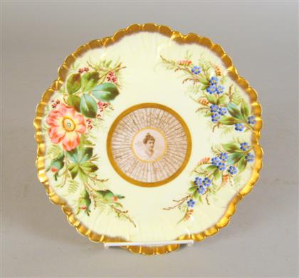 Porcelain painters' plate    Of