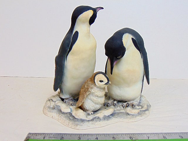 PORCELAIN PENGUIN FIGURE BY