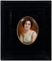 Porcelain plaque after Piot, t