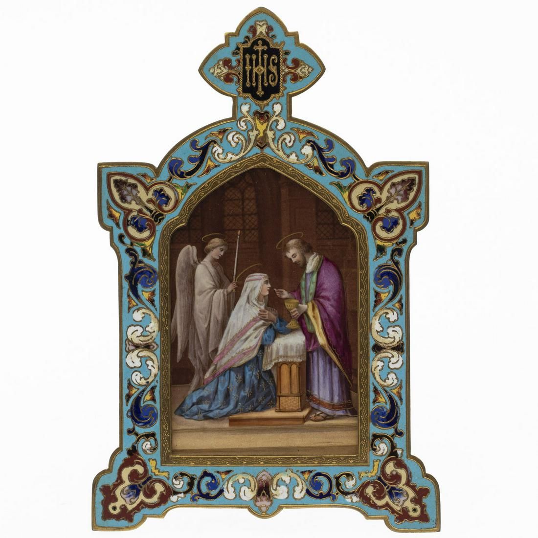 PORCELAIN PLAQUE OF
