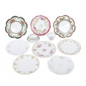 PORCELAIN PLATE & CUP 11PC COL