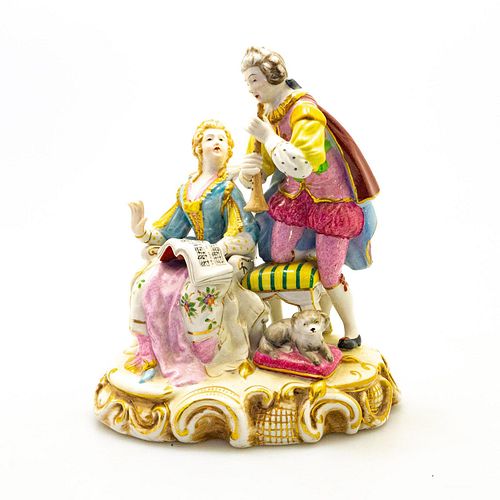 PORCELAIN ROCOCO STYLE FIGURAL