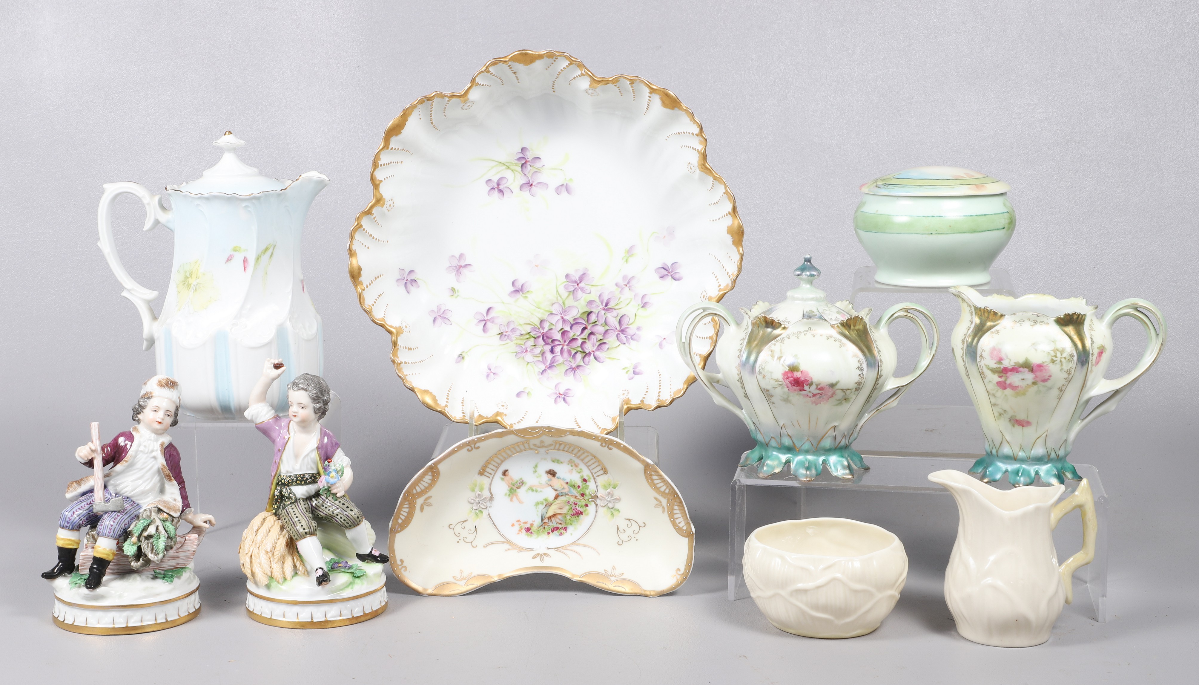 Porcelain table items and figures
