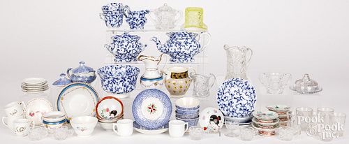 PORCELAIN TABLEWARESLarge lot of