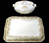 Porcelain: three pieces includ