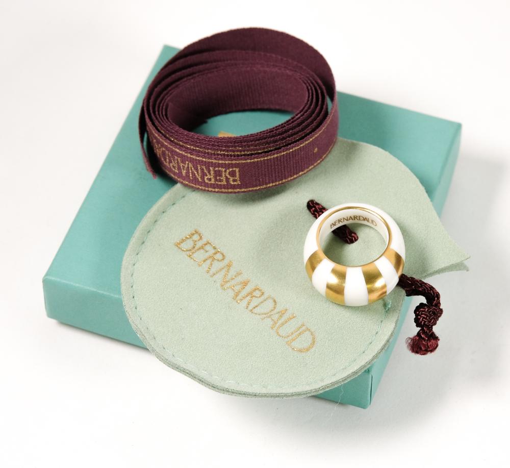 PORCELAINES BERNARDAUD WHITE & GOLD