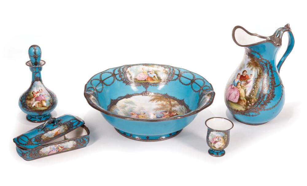 PORCELAINM SILVER OVERLAY