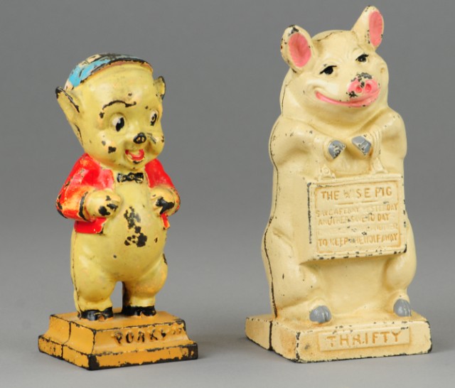 PORKY PIG AND WISE PIG STILL