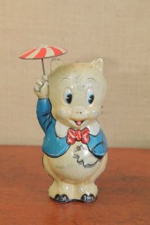 PORKY PIG WIND UP TOY. Marx li