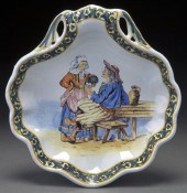 Porquier-Beau Quimper shell fo