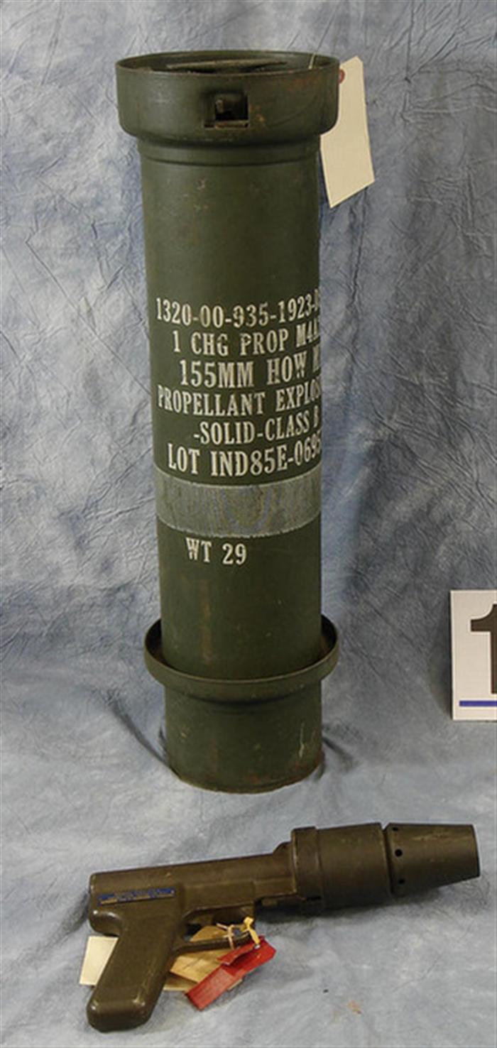 "Portable flame thrower gun" and so