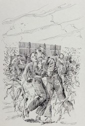 PORTFOLIO OF 24 PEN AND INK LI