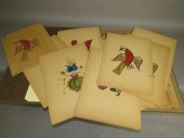 PORTFOLIO OF INK & WATERCOLOR
