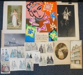 PORTFOLIO OF UNFRAMED ARTWORK,