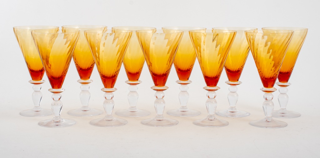 PORTIEUX FRENCH AMBER CRYSTAL