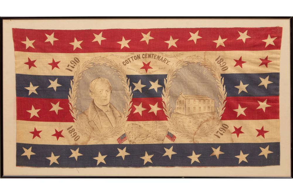 PORTION OF A COTTON PRINTED
