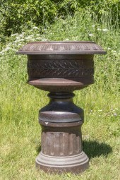 PORTLAND STONE WARE GARDEN URN