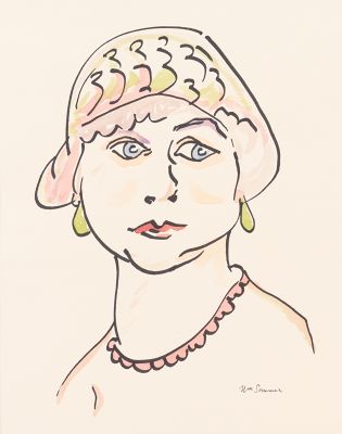 Portrait Bearing the Signature of
