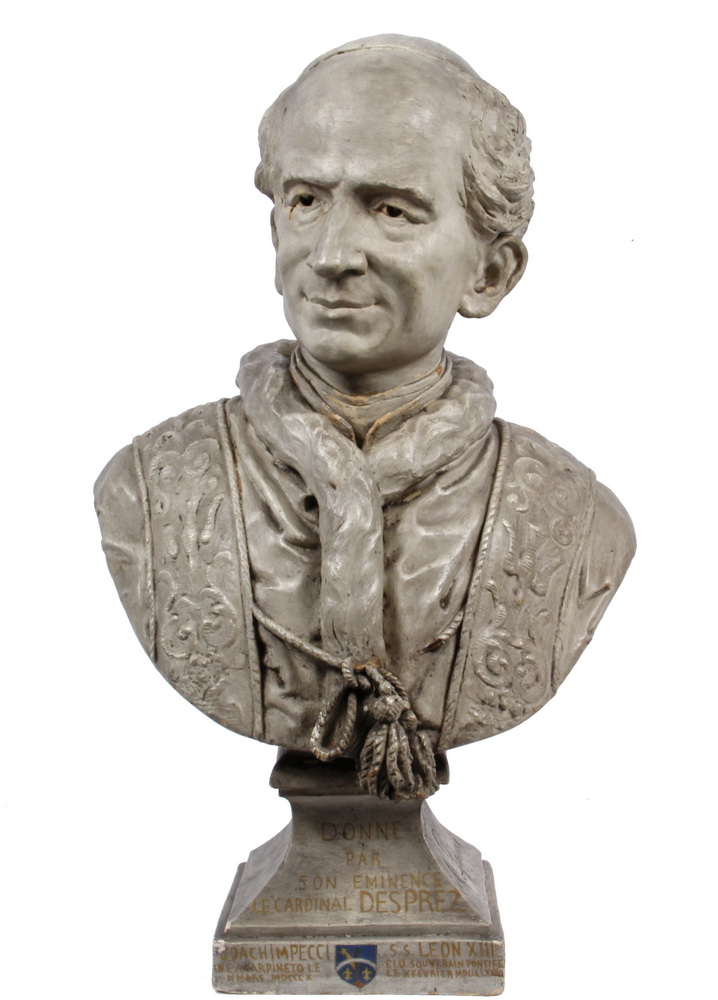 PORTRAIT BUST - of Pope Leo XIII