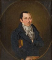 PORTRAIT MAN WITH BOOKA naïve