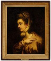 Portrait manner of Fragonard,