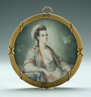 Portrait miniature, manner of