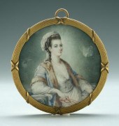 Portrait miniature, manner of