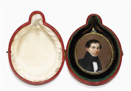 Portrait miniature of a gentleman