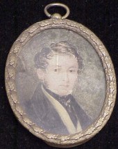 Portrait miniature of a young