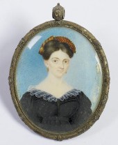 PORTRAIT MINIATURE OF NANCY DA