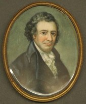 PORTRAIT MINIATURE OF THOMAS P